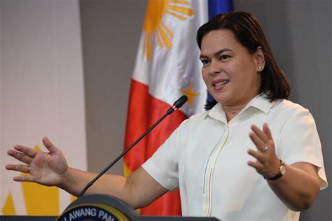 VP Sara Duterte Holds press conference .
